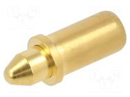 Test needle; Spring compression: 2.7mm; 4mm; 3A,15A; CuBe; Ø: 4mm FIXTEST