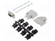 Connector: D-Sub HD; PIN: 15; plug; female; for cable; straight MH CONNECTORS