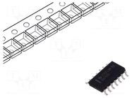 IC: video amplifier; programmable gain; 6VDC; Ch: 2; SO14; 3.6mA TEXAS INSTRUMENTS