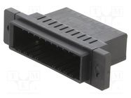 Socket,plug; wire-board; male; Dynamic D-3100D; PIN: 20; 3.81mm TE Connectivity