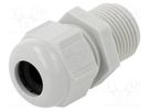 Cable gland; without nut,with long thread; M20; 1.5; IP68 TE Connectivity