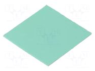 Tape: heat transfer; W: 30mm; L: 30mm; Thk: 0.5mm; 2.4W/mK AG TERMOPASTY