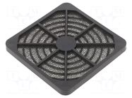 Filter; Ø92mm; plastic; 1set; black; Mounting: screw Akasa