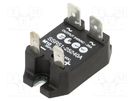 Relay: solid state; Ucntrl: 18÷28.8VDC; 25A; 24÷280VAC; on panel ELCO SRL