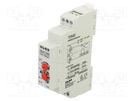 Timer; 0,1s÷10days; relay; 24÷240VAC; 24÷75VDC; -20÷50°C; IP40; 8A ELCO SRL