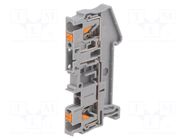 Splice terminal: rail; 20A; 400V; for DIN rail mounting; grey PHOENIX CONTACT