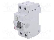 RCBO breaker; Inom: 40A; Ires: 100mA; Poles: 2; 230/400VAC; IP20 ETI POLAM