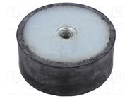 Vibration damper; Ø: 100mm; Shore hardness: 55±5; 20000N; 2000N/mm ELESA+GANTER