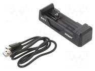Charger: for rechargeable batteries; Li-Ion; 2A XTAR