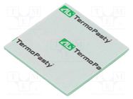 Tape: heat transfer; W: 30mm; L: 30mm; Thk: 1mm; 2.4W/mK AG TERMOPASTY