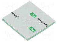 Tape: heat transfer; W: 30mm; L: 30mm; Thk: 2mm; 2.4W/mK AG TERMOPASTY