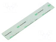 Tape: heat transfer; W: 20mm; L: 130mm; Thk: 2mm; 6W/mK AG TERMOPASTY