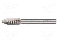 Rotary burr; Ø: 8mm; L: 65mm; Working part len: 20mm; 6mm; metal; 3 ALPEN-MAYKESTAG