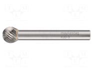 Rotary burr; Ø: 4mm; L: 50mm; metal; Working part len: 3mm; rod 6mm ALPEN-MAYKESTAG