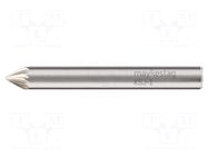 Rotary burr; Ø: 3mm; L: 38mm; Working part len: 3mm; Holder: plunger ALPEN-MAYKESTAG