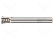 Rotary burr; Ø: 10mm; L: 55mm; metal; Working part len: 10mm; 6 ALPEN-MAYKESTAG