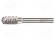 Rotary burr; Ø: 5mm; L: 42mm; metal; Working part len: 12mm; rod 3mm ALPEN-MAYKESTAG