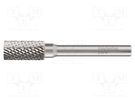 Rotary burr; Ø: 3mm; L: 38mm; metal; Working part len: 14mm; rod 3mm ALPEN-MAYKESTAG