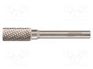 Rotary burr; Ø: 4mm; L: 50mm; metal; Working part len: 14mm; rod 6mm ALPEN-MAYKESTAG