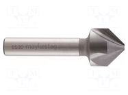 Countersink; cemented carbide; 19.5mm; Mounting: rod 10mm ALPEN-MAYKESTAG