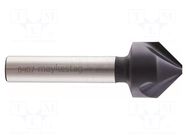 Countersink; cemented carbide; 16.5mm; Mounting: rod 10mm ALPEN-MAYKESTAG
