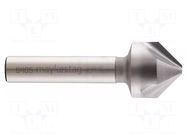Countersink; cemented carbide; 16.5mm; Mounting: rod 10mm ALPEN-MAYKESTAG