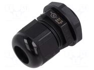 Cable gland; M16; 1.5; IP68; polyamide; black; Entrelec TE Connectivity