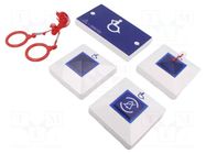 Emergency assist alarm kit; wall mount; VoCALL EATON ELECTRIC