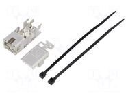 Connector: RJ45; plug; PIN: 8; Cat: 6a; shielded; 8p8c; for cable WEIDMÜLLER