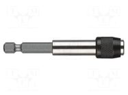 Holder; 1/4"; Overall len: 79mm; Mounting: 1/4" (C6,3mm) ALPEN-MAYKESTAG