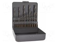 Drill set; for metal; high speed steel; SPRINT MASTER; 21pcs. ALPEN-MAYKESTAG