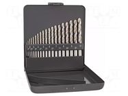 Drill set; for metal; high speed steel; metal case; HSS SUPER ALPEN-MAYKESTAG