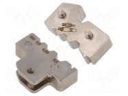Crimping jaws; fiber optics connectors; 3mm2,4.95mm2,6.5mm2 BEX