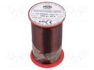 Coil wire; double coated enamelled; 1.3mm; 0.5kg; -65÷200°C INDEL