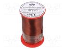 Coil wire; double coated enamelled; 1.7mm; 0.5kg; -65÷200°C INDEL