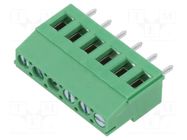Connector: PCB terminal block; terminal; 16A; 300V; angled 90° ADAM TECH
