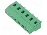 Connector: PCB terminal block; terminal; 16A; 300V; angled 90° ADAM TECH