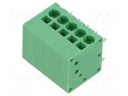 Connector: PCB terminal block; terminal; 10A; 300V; angled 90° ADAM TECH