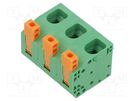 PCB terminal block; angled 90°; 15mm; ways: 3; on PCBs; 18AWG÷4AWG ADAM TECH