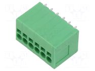 Connector: PCB terminal block; terminal; 10A; 300V; straight; 1x6 ADAM TECH