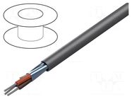 Wire; EcoCable Mini; 3x24AWG; shielded,Al-PET foil; MPPE; 300V ALPHA WIRE