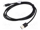Cable; Power Delivery (PD),USB 2.0; USB A plug,USB C plug; 1.8m DIGITUS