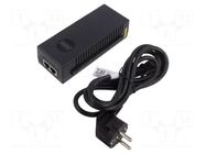 PoE power supply unit; active; 10/100/1000Mbps; PoE (PoE); 100m DIGITUS