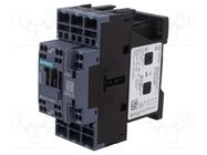 Contactor: 3-pole; NO x3; Auxiliary contacts: NO + NC; 110VAC; 32A SIEMENS