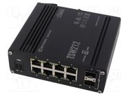 Switch Ethernet; managed; Number of ports: 10; 7÷57VDC; TSW; IP30 TELTONIKA