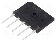 Bridge rectifier: three-phase; Urmax: 1.2kV; If: 50A; Ifsm: 500A LUGUANG ELECTRONIC