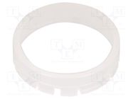 Actuator lens; RONTRON-R-JUWEL; white opal; Ø19.7mm SCHLEGEL