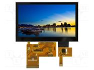 Display: TFT; 4.3"; 480x272; Illumin: LED; Dim: 105.5x67.2x4.6mm RAYSTAR OPTRONICS