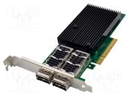 PC extension card: PCIe; QSFP x2; PCI Express 3.0; 40Gbps DIGITUS