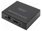 Splitter; HDCP 1.4,HDMI 1.4; black; Input: DC socket,HDMI socket DIGITUS